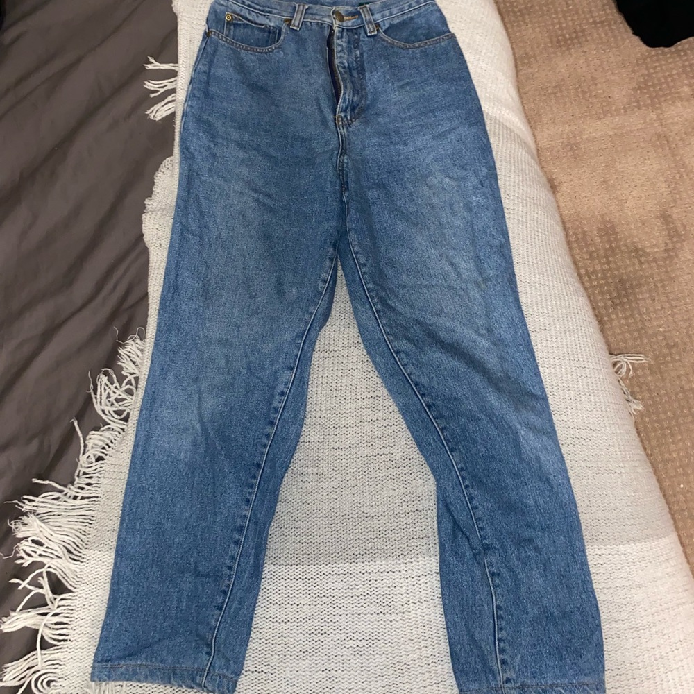 Thrifted mom jeans